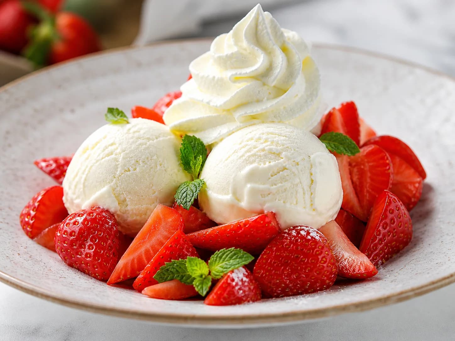 Frische Erdbeeren